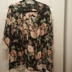 Floral Kimono size 1X